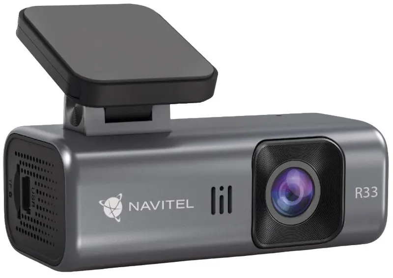 Видеорегистратор Navitel R33 + Helmet MicroSD Card 64GB (Gray)