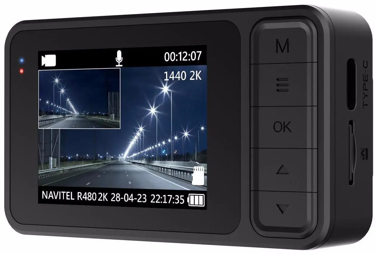 Videoregistrator Navitel R480 2K (Black)