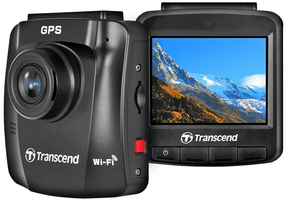 Видеорегистратор Transcend DrivePro 250 + MicroSD 64GB (Black)