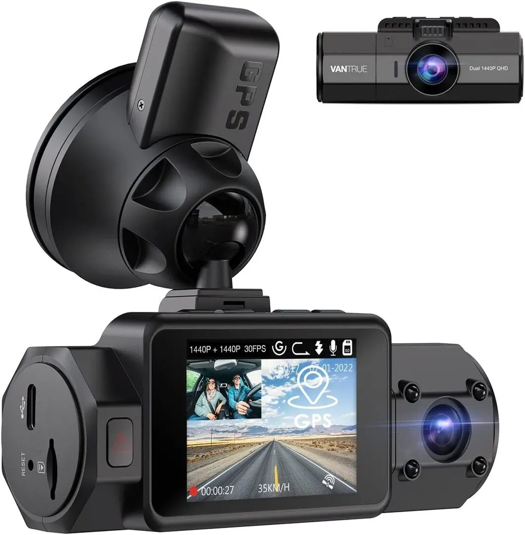 Видеорегистратор Vantrue N2S Dual (Black) - 2