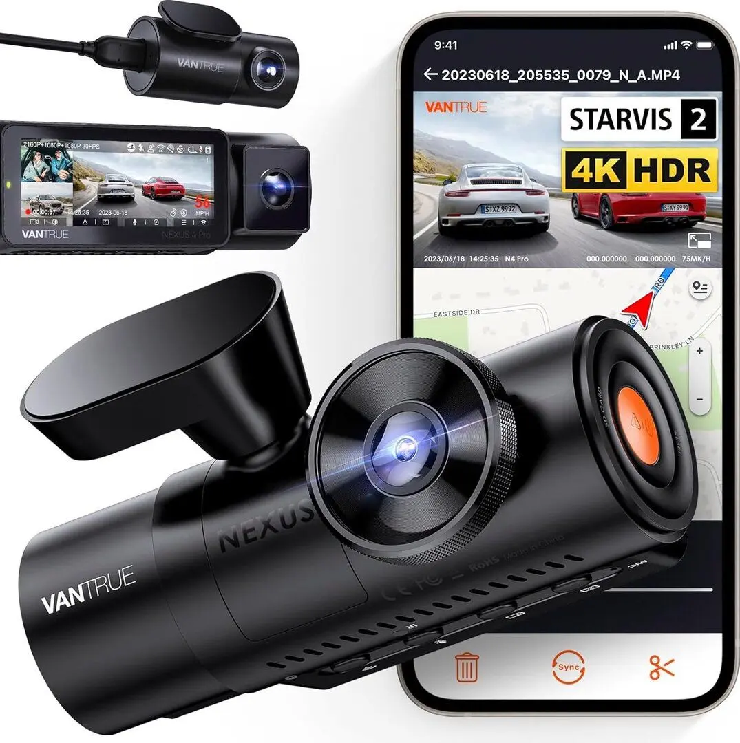 Videoregistrator Vantrue N4 Pro (Black) - 4