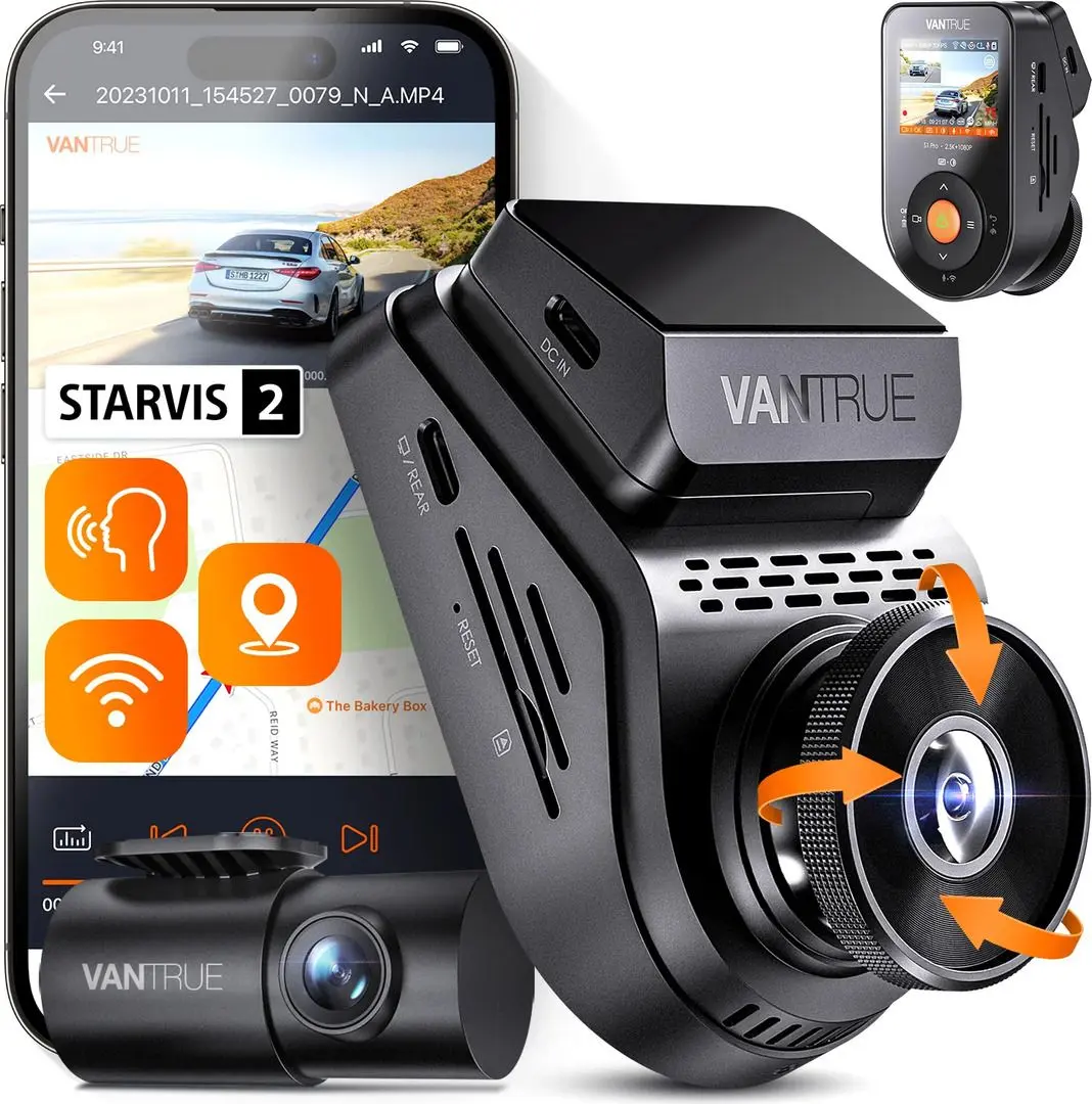 Видеорегистратор Vantrue S1 Pro Sonnet (Black) - 2
