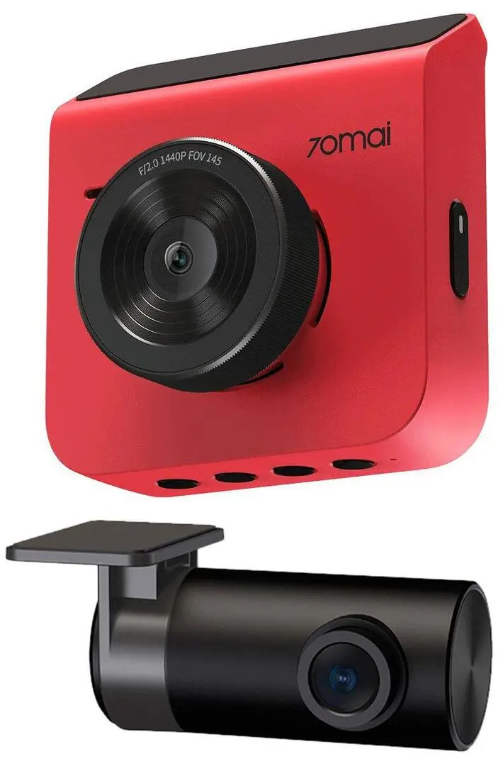 Набор видеорегистратор Xiaomi 70mai Dash Cam A400 + Rear Cam RC09 (Red)
