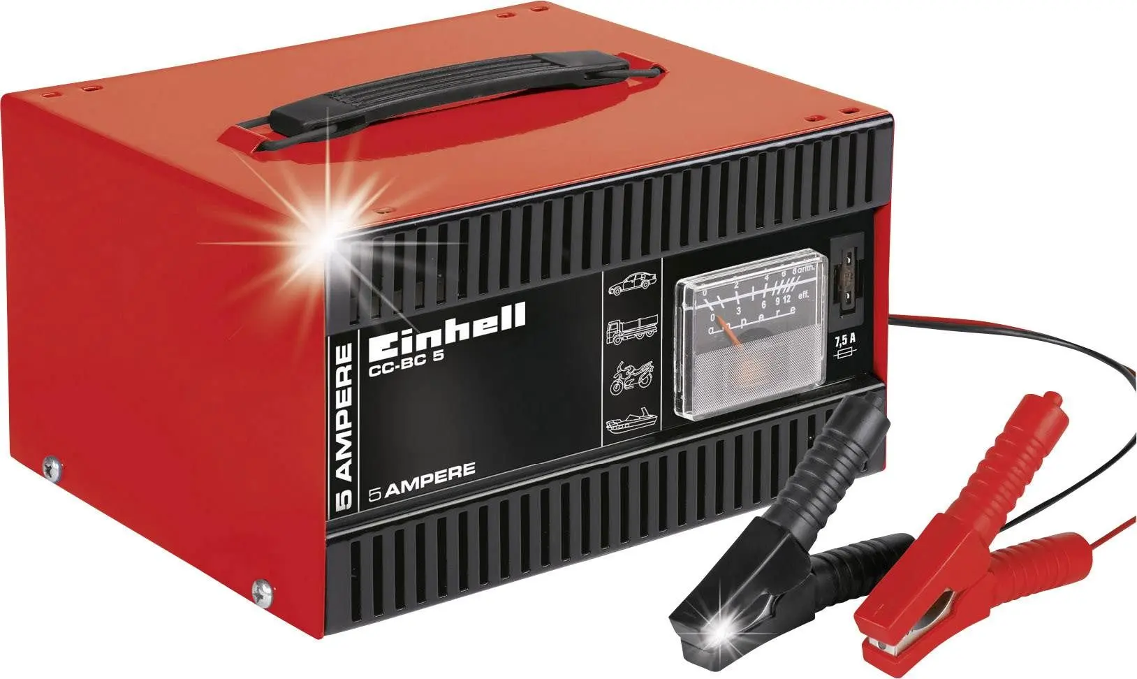 Зарядное устройство Einhell CC-BC 5 (Red/Black)