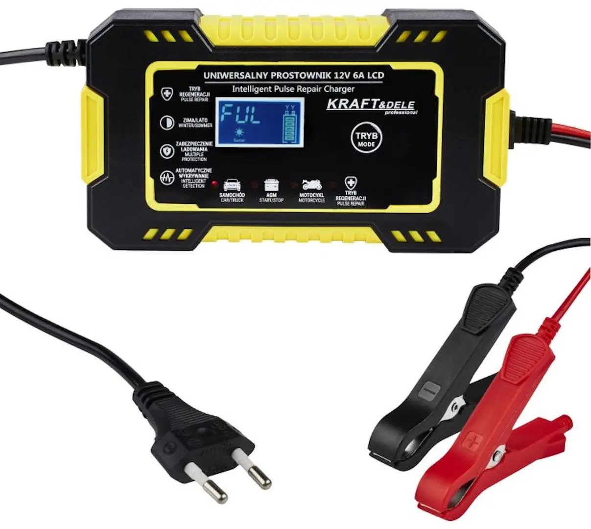 Пуско-зарядное устройство Kraft&Dele Professional KD1290 (Black/Yellow) - 3
