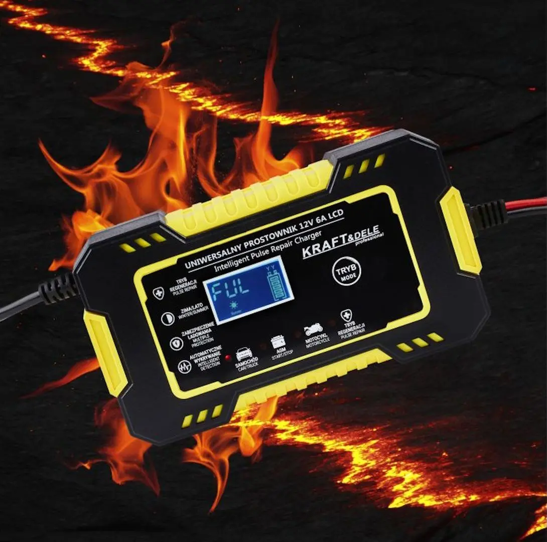 Пуско-зарядное устройство Kraft&Dele Professional KD1290 (Black/Yellow) - 7