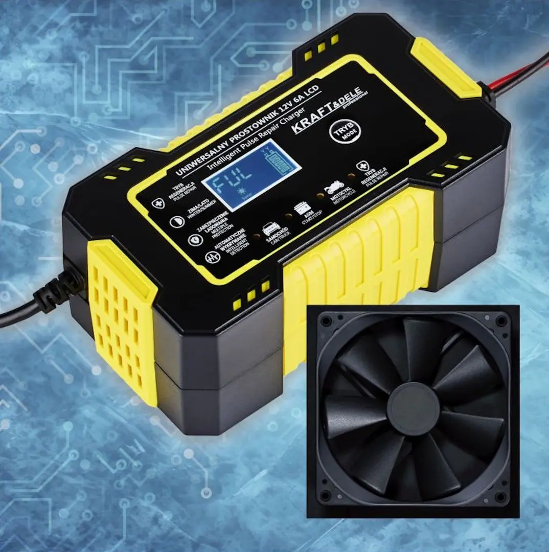 Пуско-зарядное устройство Kraft&Dele Professional KD1290 (Black/Yellow) - 8