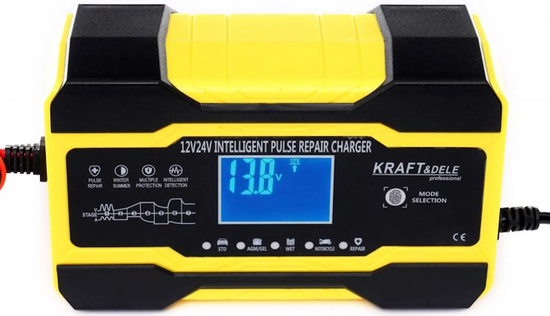 Redresor Kraft&Dele Professional KD1291 (Black/Yellow) - 2