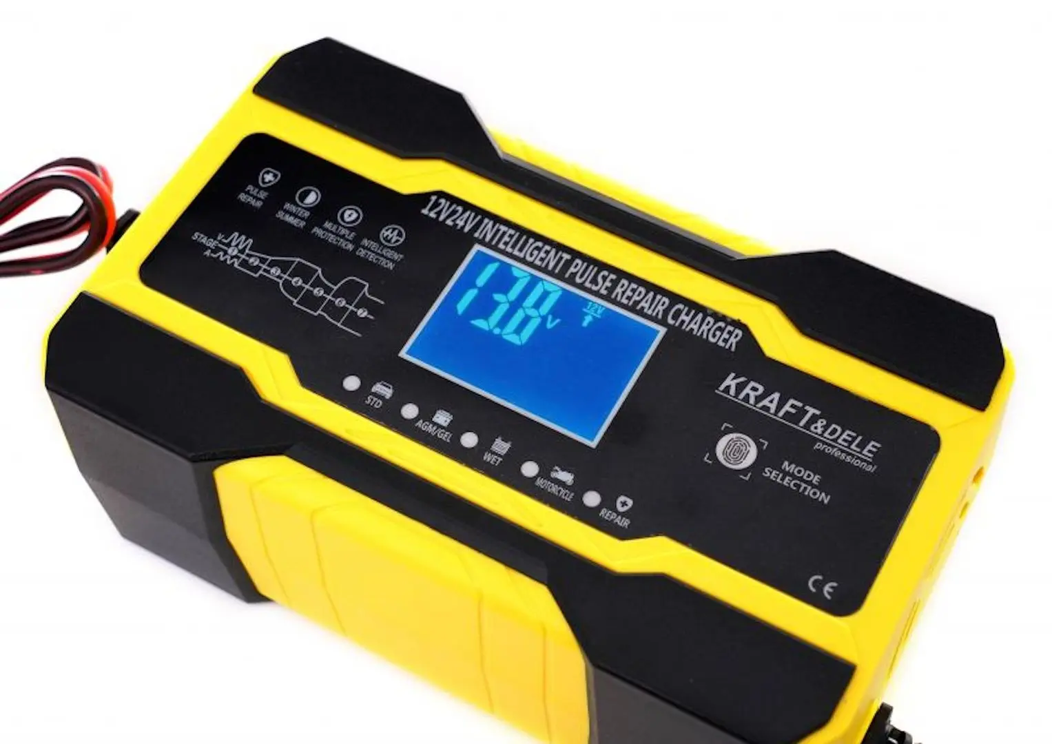 Redresor Kraft&Dele Professional KD1291 (Black/Yellow) - 3