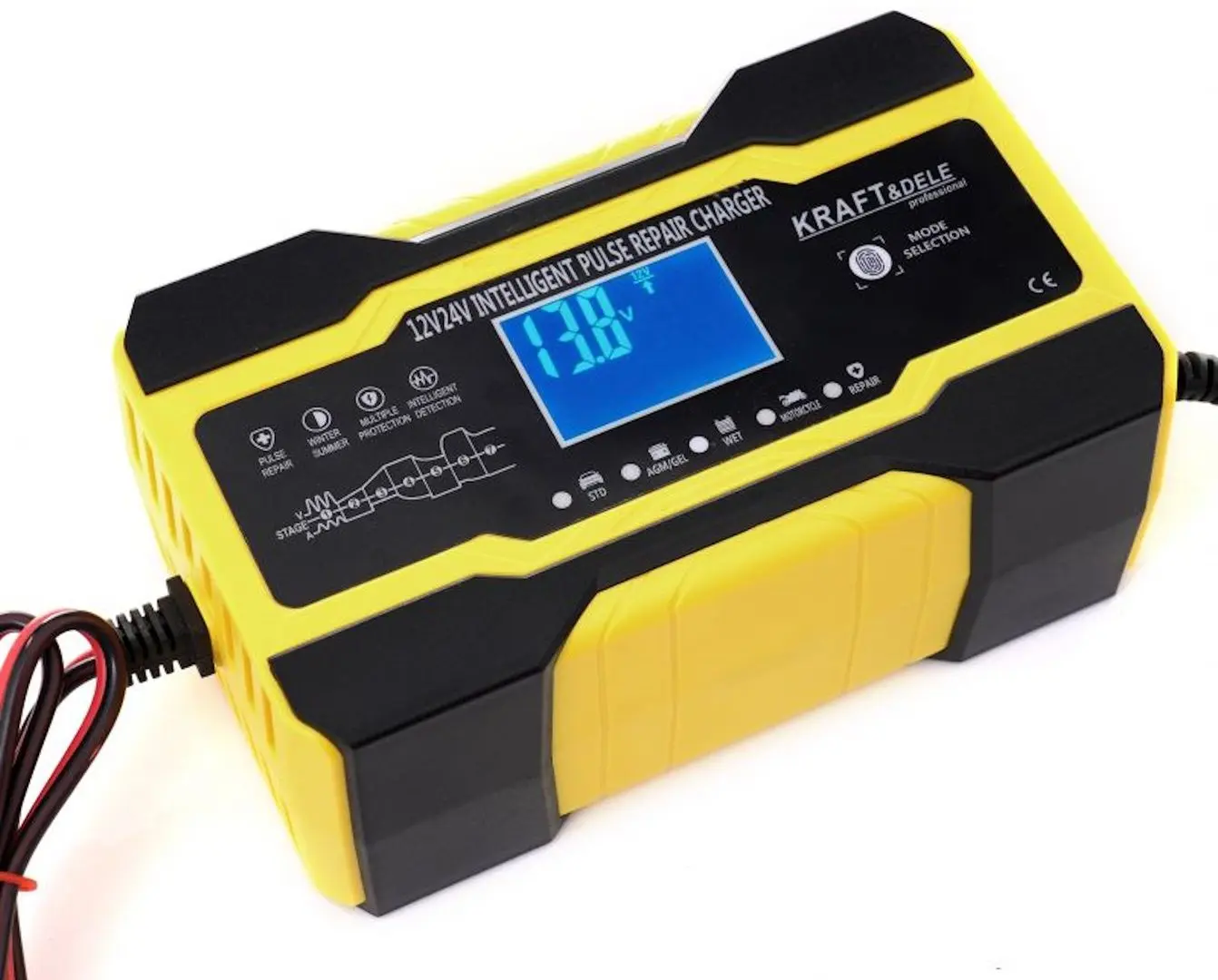 Redresor Kraft&Dele Professional KD1291 (Black/Yellow) - 4