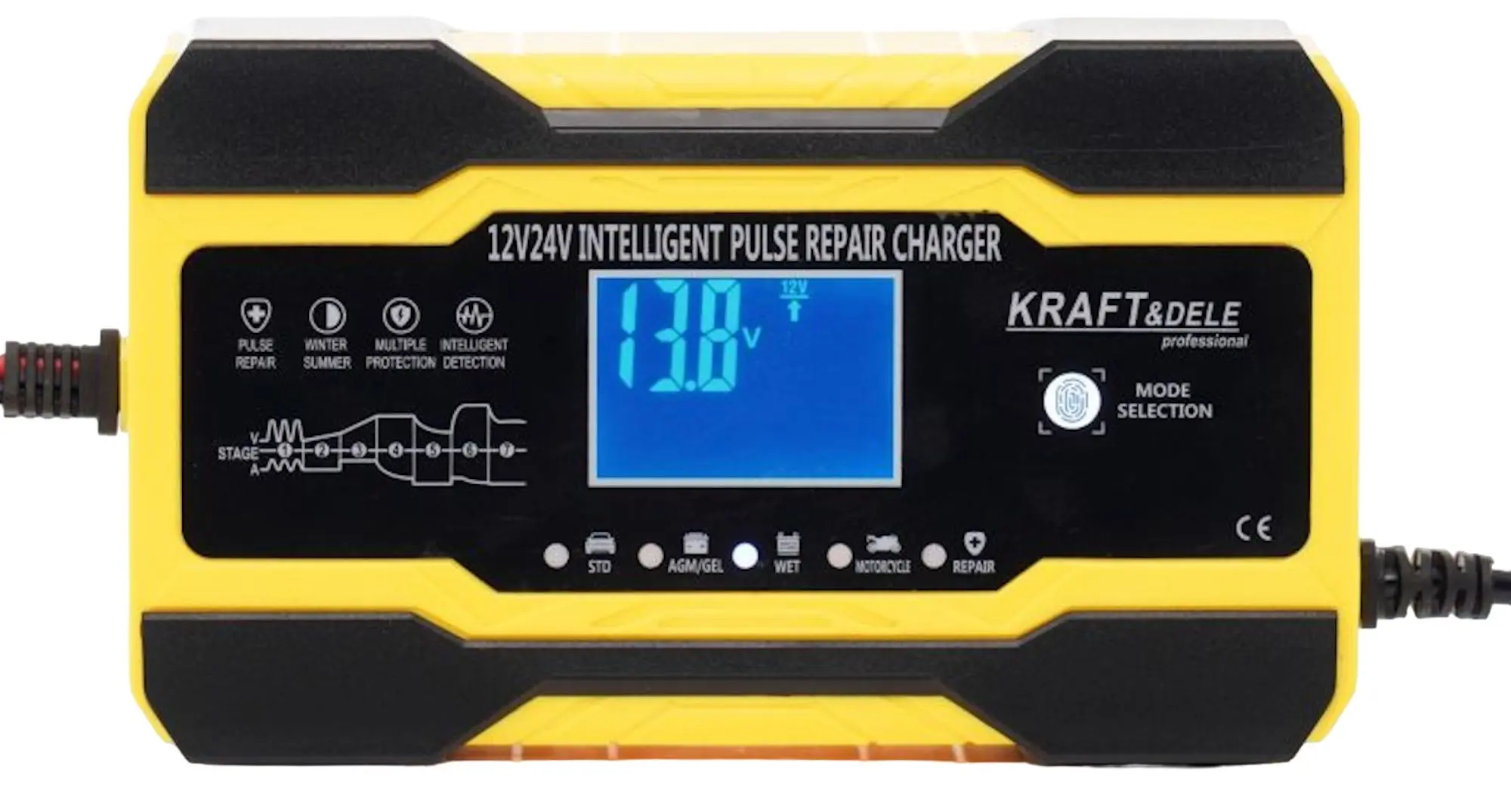 Redresor Kraft&Dele Professional KD1291 (Black/Yellow)