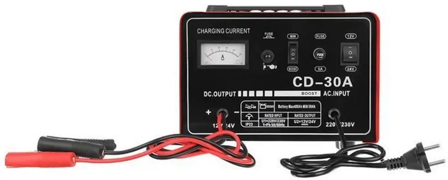 Încărcător Malatec 11163 12V/24V 30A (Red/Black) - 2