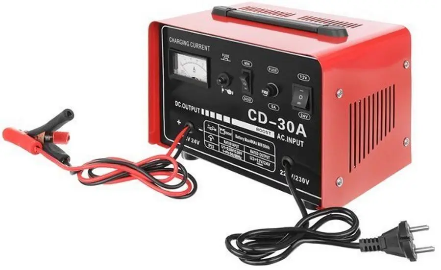 Încărcător Malatec 11163 12V/24V 30A (Red/Black)