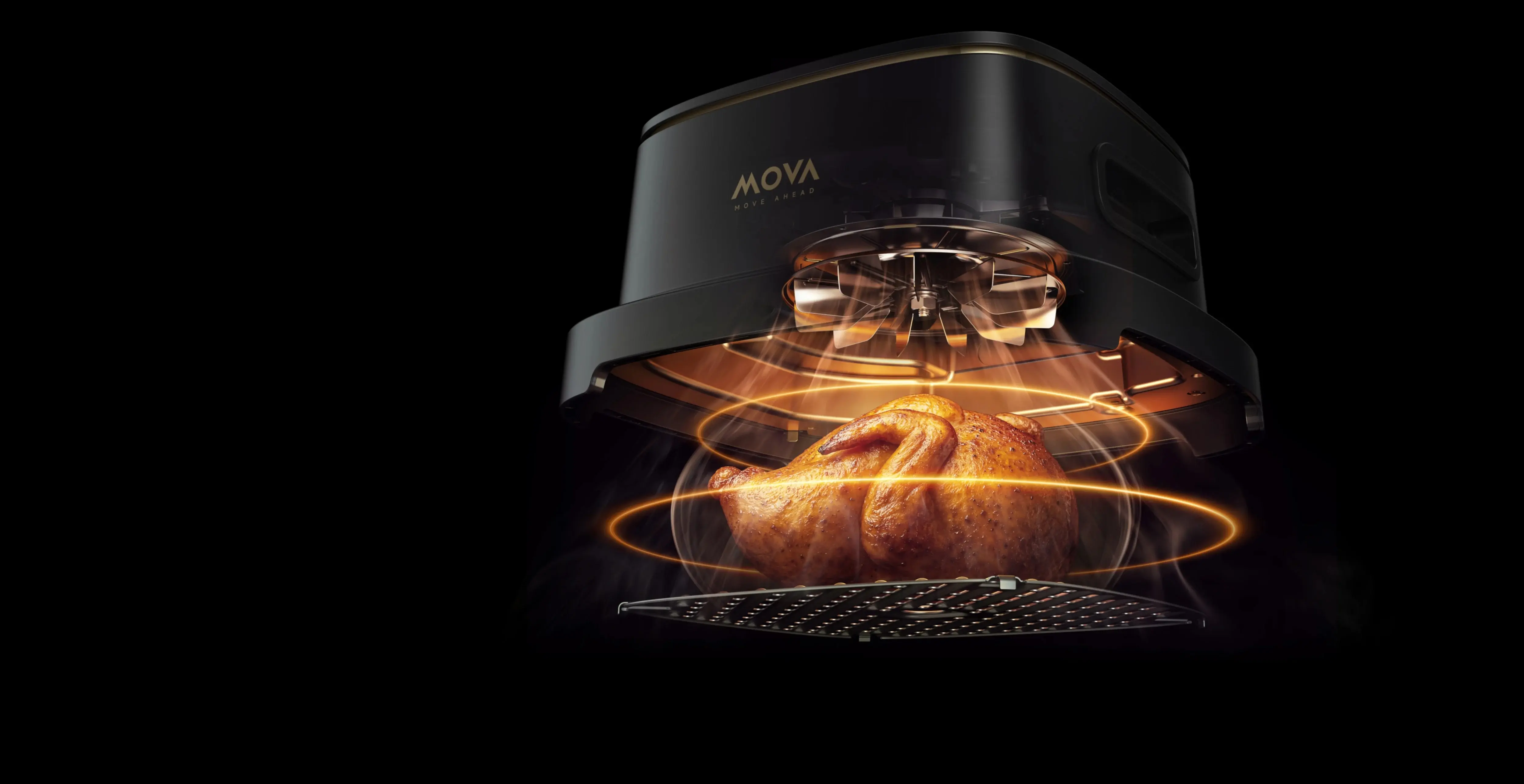 Aerogril Mova AF20 Pro (Black/Gold) - 12