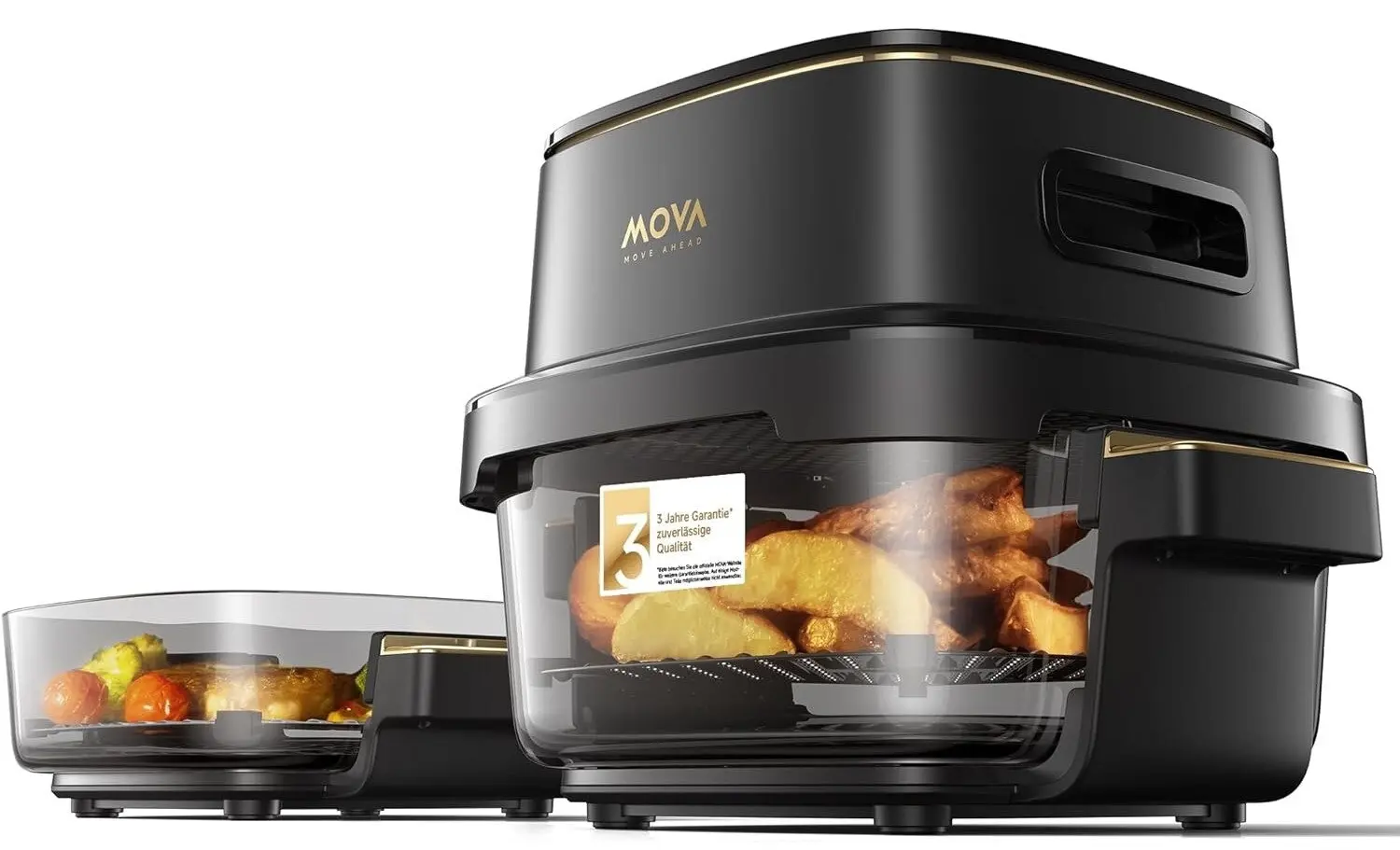Aerogril Mova AF20 Pro (Black/Gold) - 3