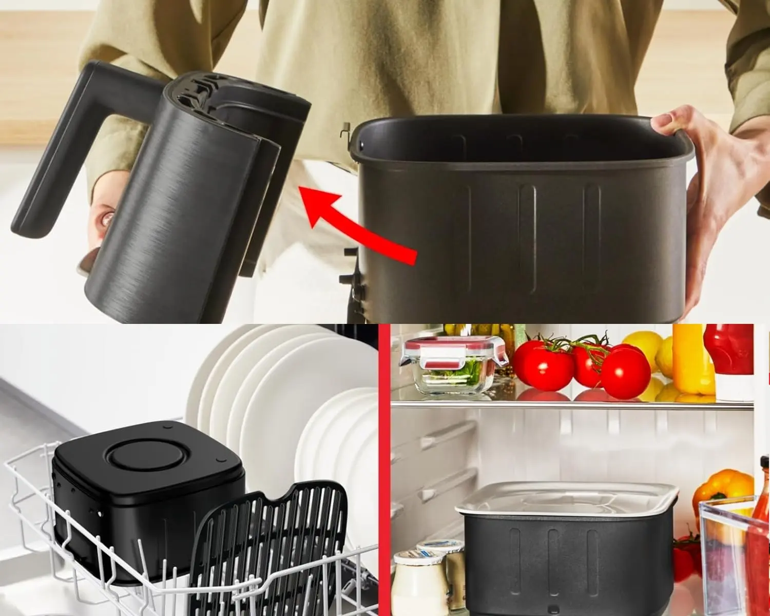 Aerogrill Tefal Easy Fry Silence EY5568E0 (Black)