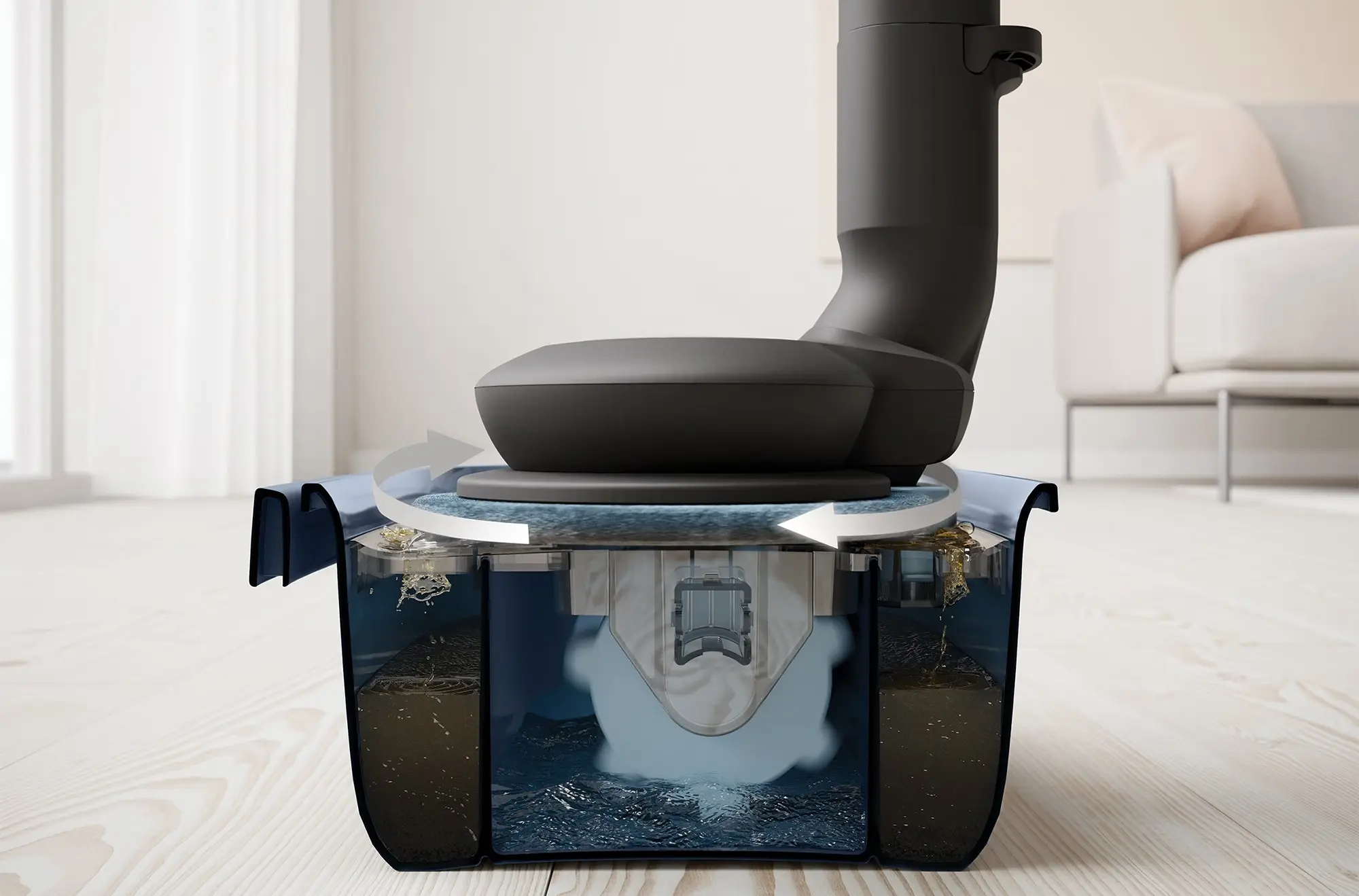 Statie de spalare a accesoriilor de curatare umedă Electrolux PowerPro EPPCS2 (Blue) - 5