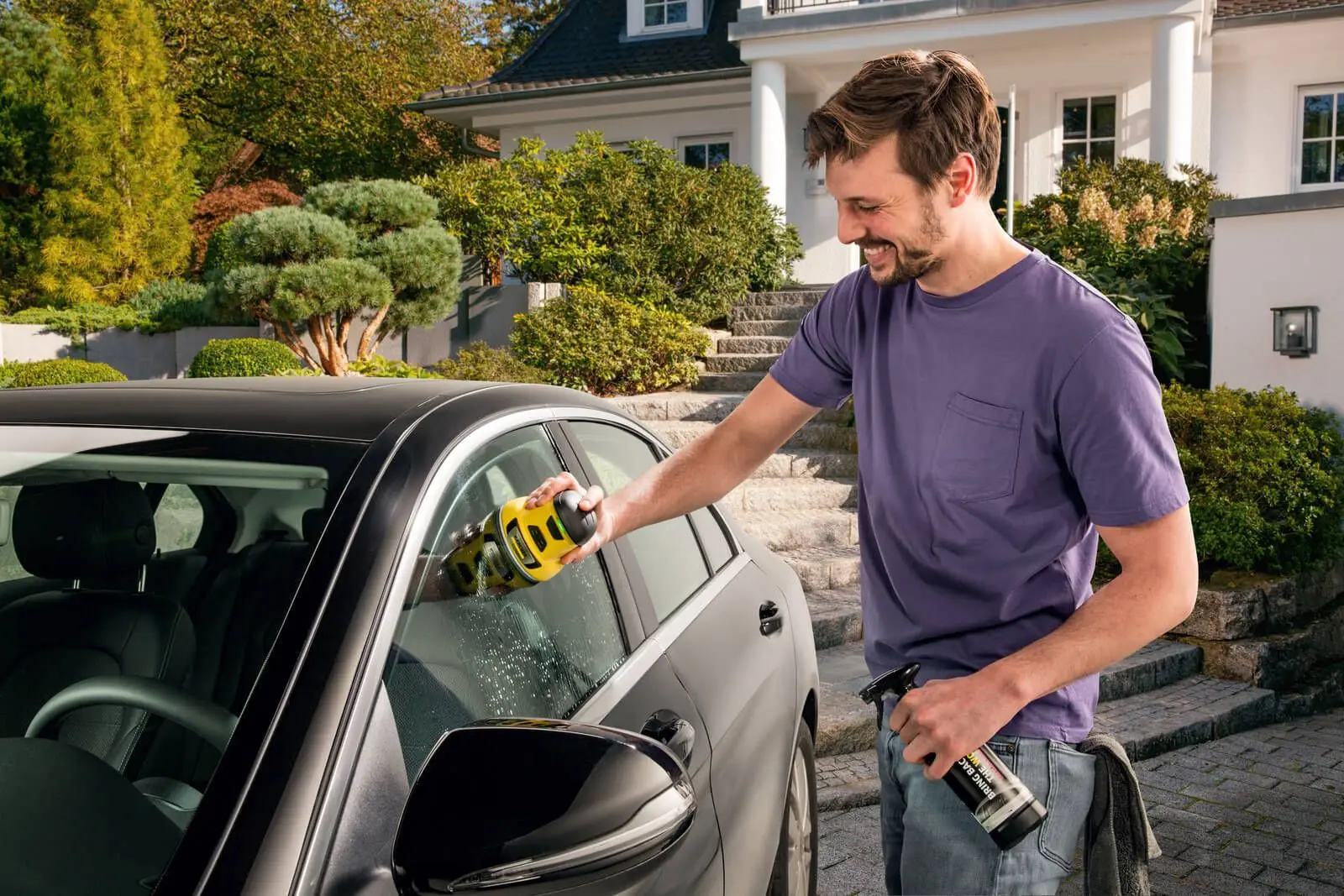 Set de curățare a geamurilor auto Karcher 2.644-255.0