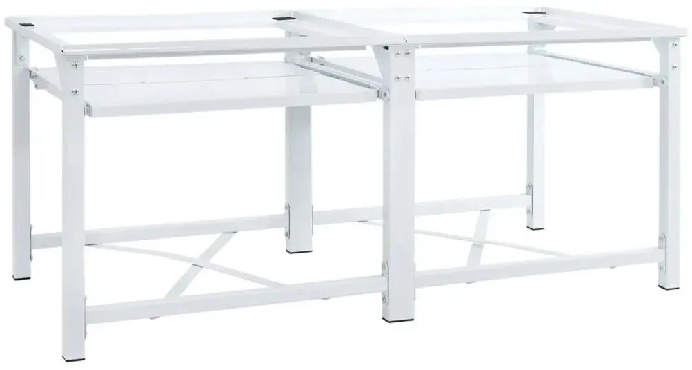 Подставка для стиральной машины VidaXL 4009871 (White)