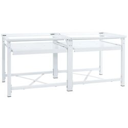 Подставка для стиральной машины VidaXL 4009871 (White)