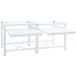 Подставка для стиральной машины VidaXL 4009871 (White) Thumb