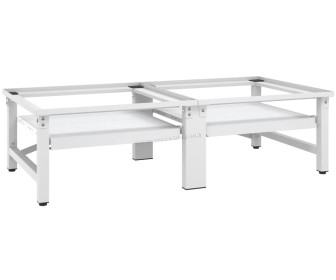 Stand pentru masina de spalat rufe VidaXL 51196 (White)