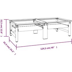 Подставка для стиральной машины VidaXL 51196 (White) Thumb