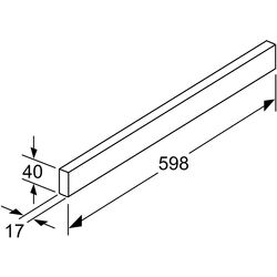 Декоративная планка для вытяжки Siemens LZ46550 (Inox) Thumb