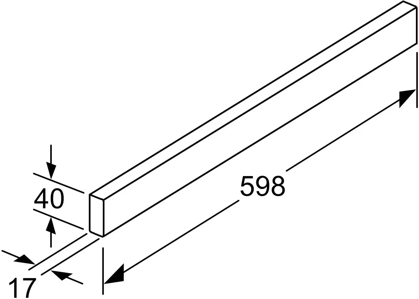 Декоративная планка для вытяжки Siemens LZ46550 (Inox)