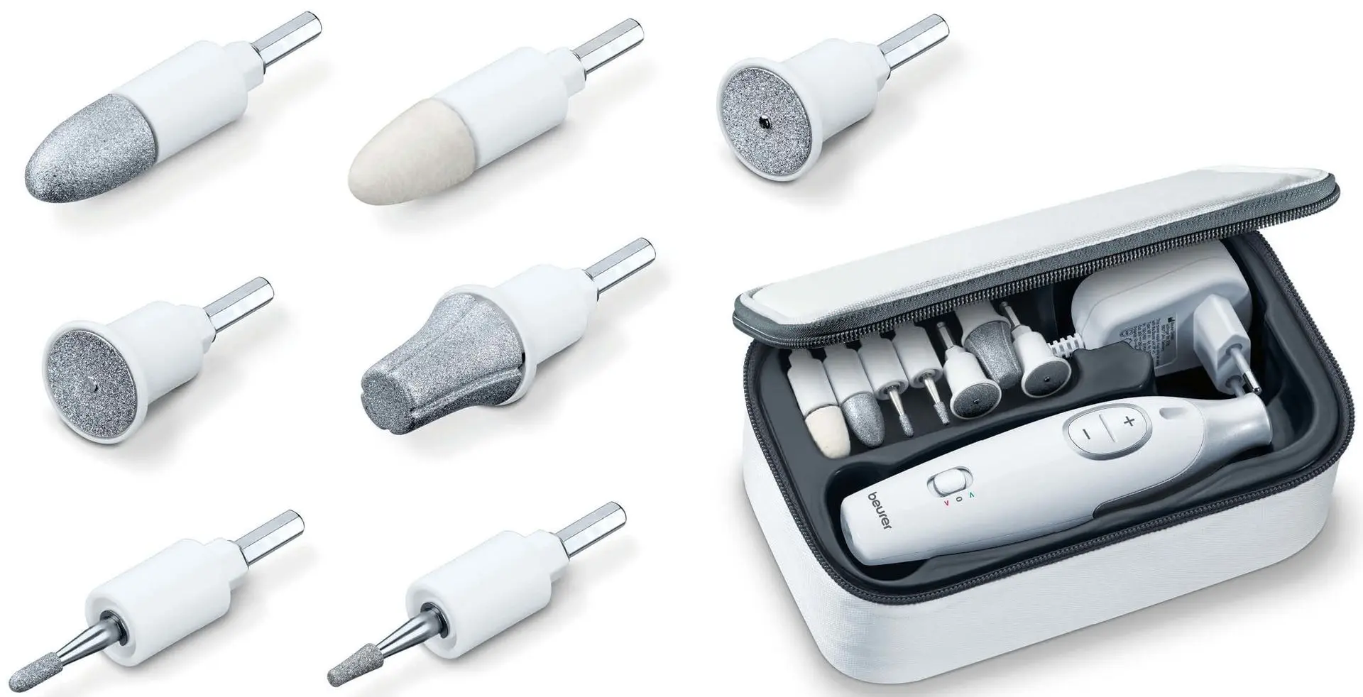 Set de manichiura si pedichiura Beurer MP42 (White/Silver)