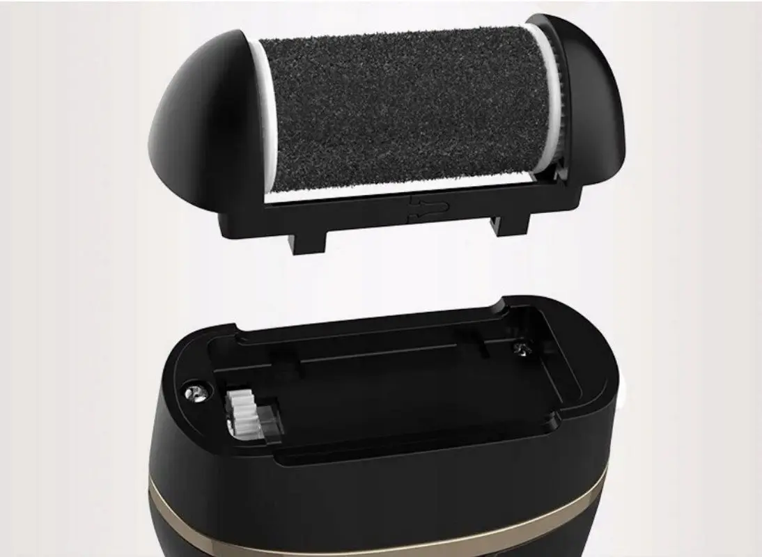 Pila electrica pentru calcaie Soulima 23220 (Black)