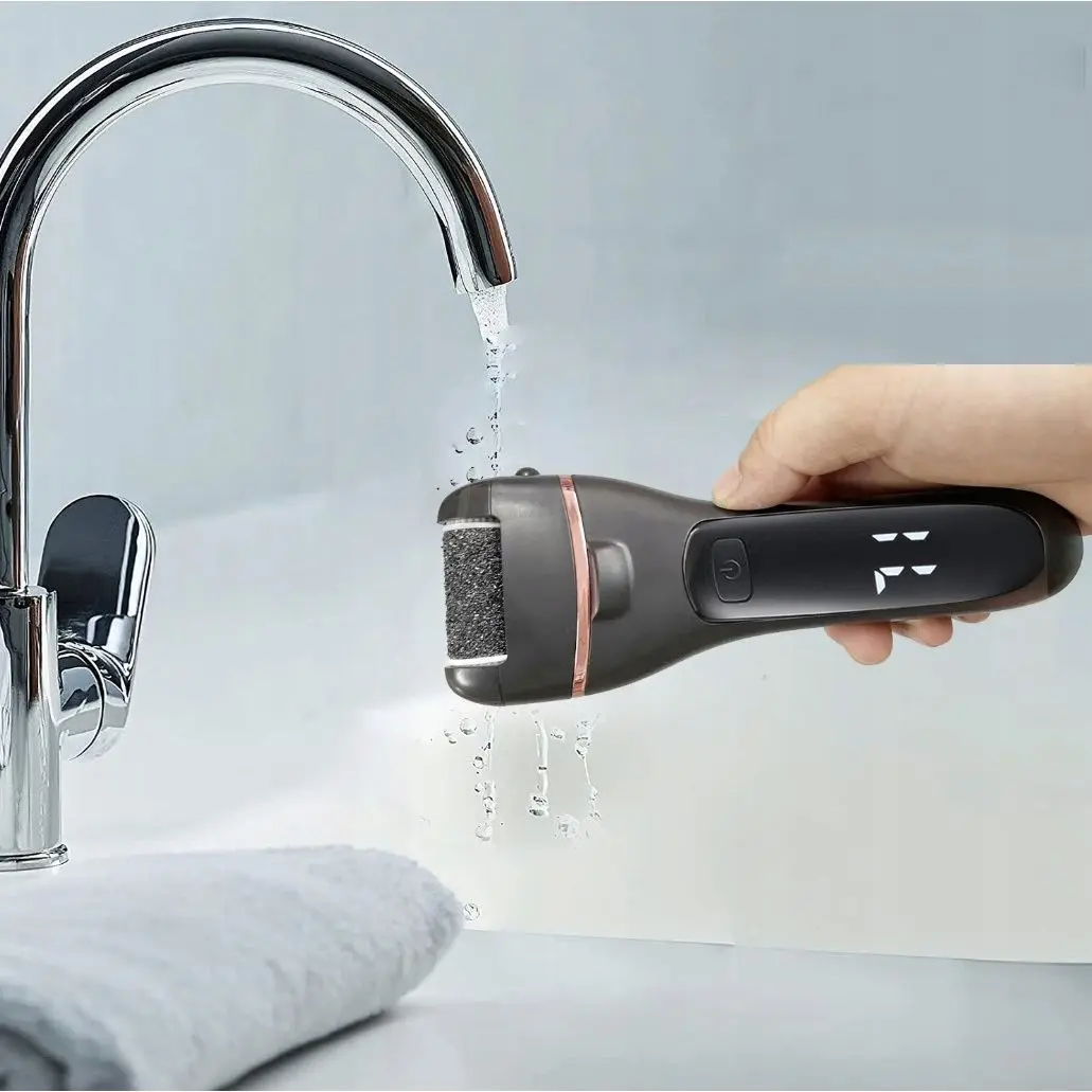 Pila electrica pentru calcaie Soulima 23220 (Black)