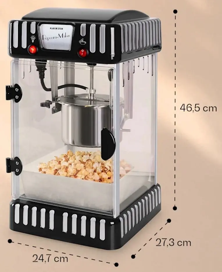 Aparat de popcorn Klarstein Volcano (Black) - 2