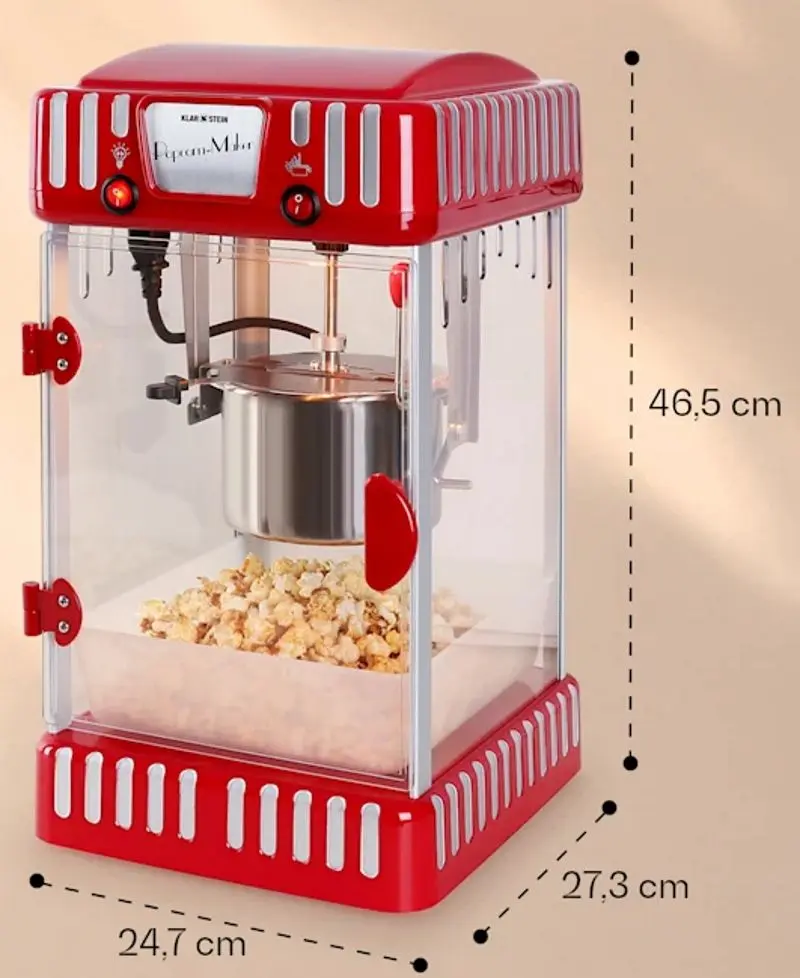 Aparat de popcorn Klarstein Volcano (Red) - 2