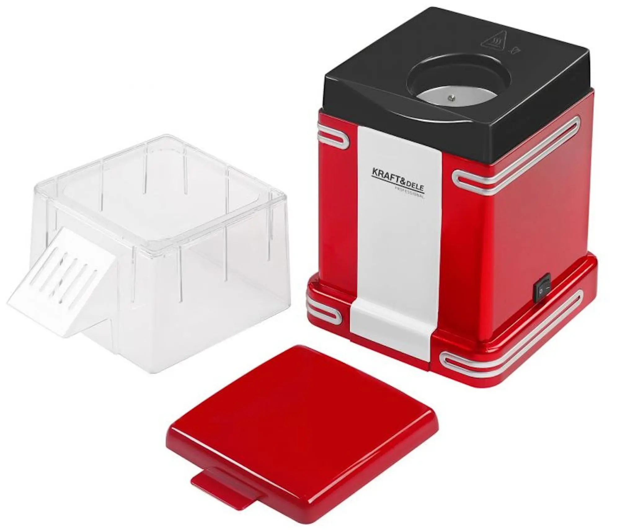 Aparat de popcorn Kraft&Dele KD4106 (Red/White) - 4