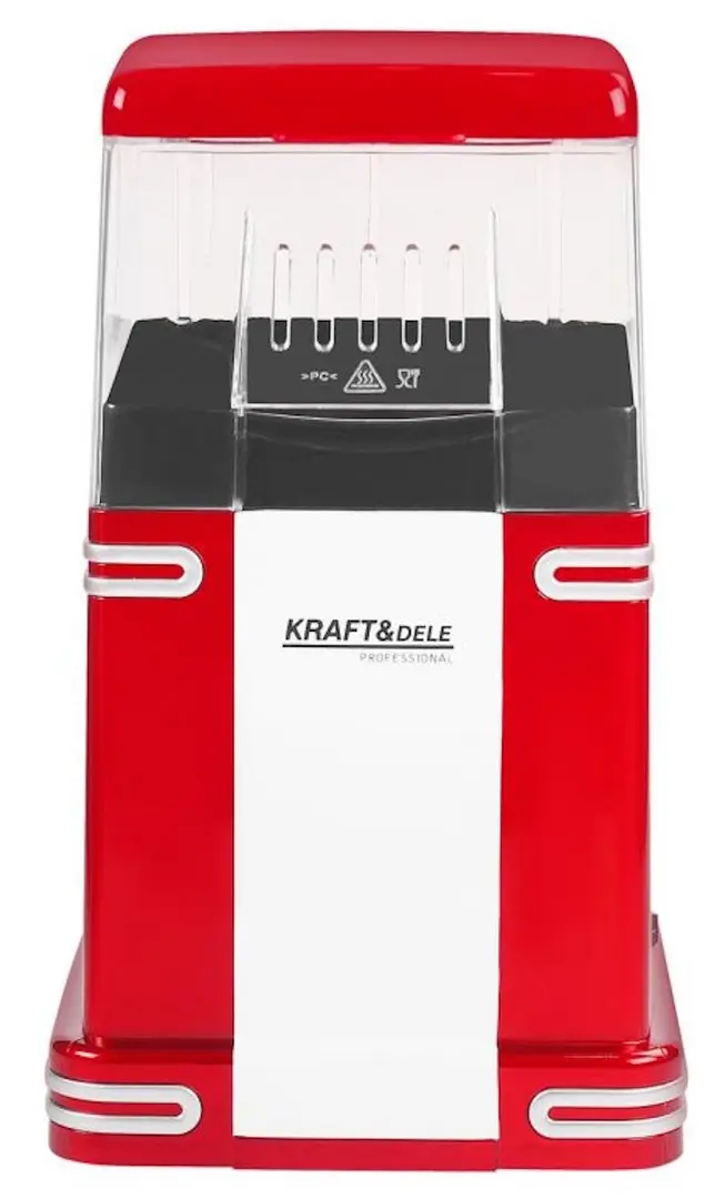 Aparat de popcorn Kraft&Dele KD4106 (Red/White)