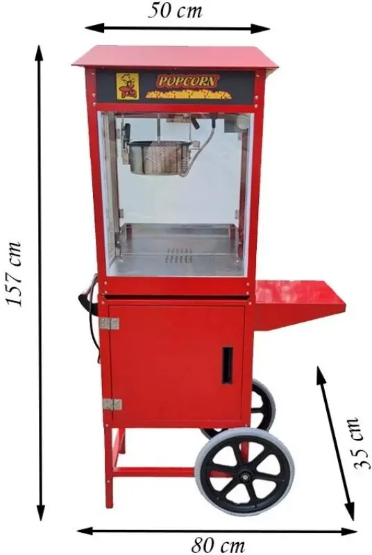 Aparat de popcorn Procart JY-826 (Red)