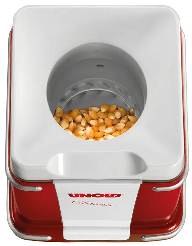 Aparat de popcorn Unold Classic (Red/Silver/White)