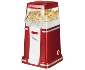 Aparat de popcorn Unold Classic (Red/Silver/White)