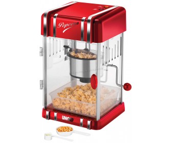 Aparat de popcorn Unold Retro (Red/Chrome)