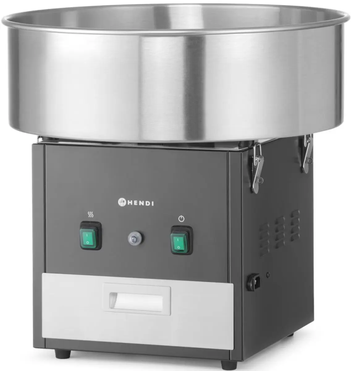 Aparat pentru vata de zahar Hendi 282816 (Black/Inox) - 2
