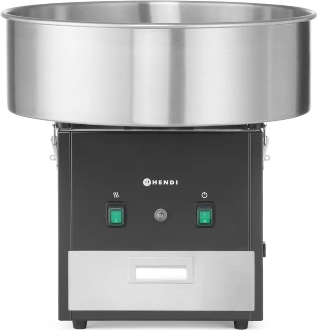 Aparat pentru vata de zahar Hendi 282816 (Black/Inox)