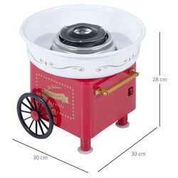 Aparat pentru vata de zahar Homcom 800-018RD (Red/White) Thumb