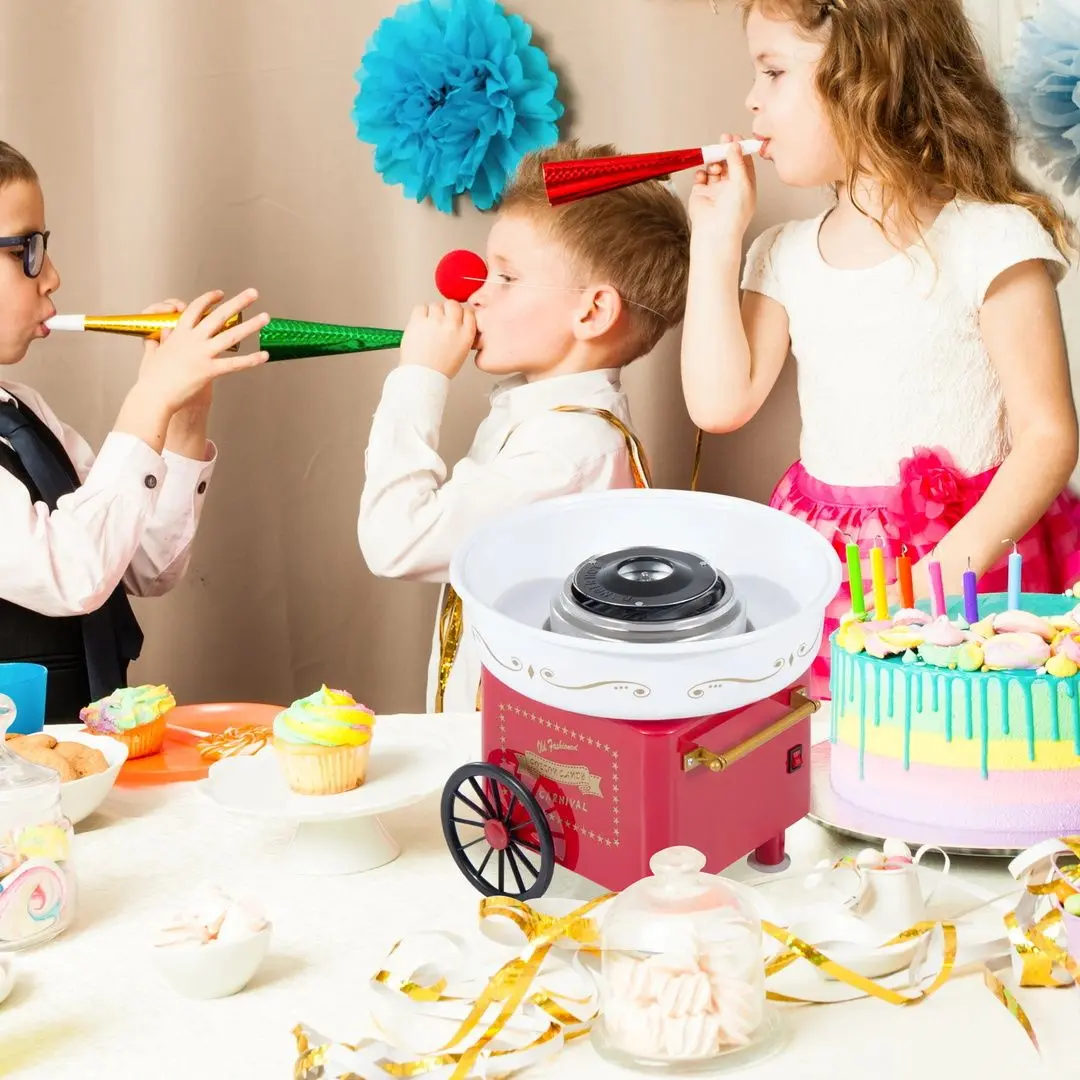 Aparat pentru vata de zahar Homcom 800-018RD (Red/White)