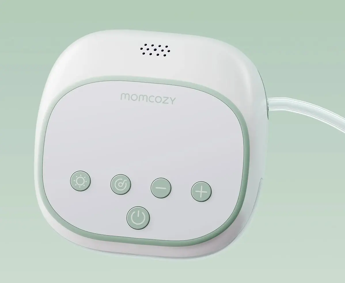 Aspirator electronic 2в1 Momcozy BreezyClear Pro (White/Green) - 2