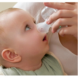 Aspirator electronic 2в1 Momcozy BreezyClear Pro (White/Green) Thumb