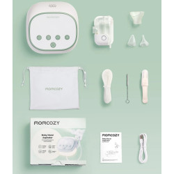 Aspirator electronic 2в1 Momcozy BreezyClear Pro (White/Green) Thumb