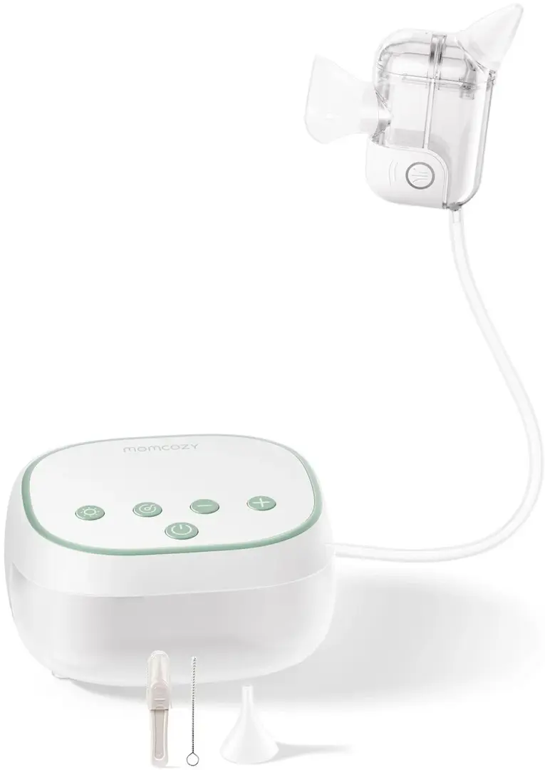 Aspirator electronic 2в1 Momcozy BreezyClear Pro (White/Green)