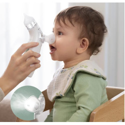 Aspirator electronic 2in1 Momcozy BreezyClear (White/Green) Thumb