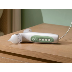 Aspirator electronic 2in1 Momcozy BreezyClear (White/Green) Thumb